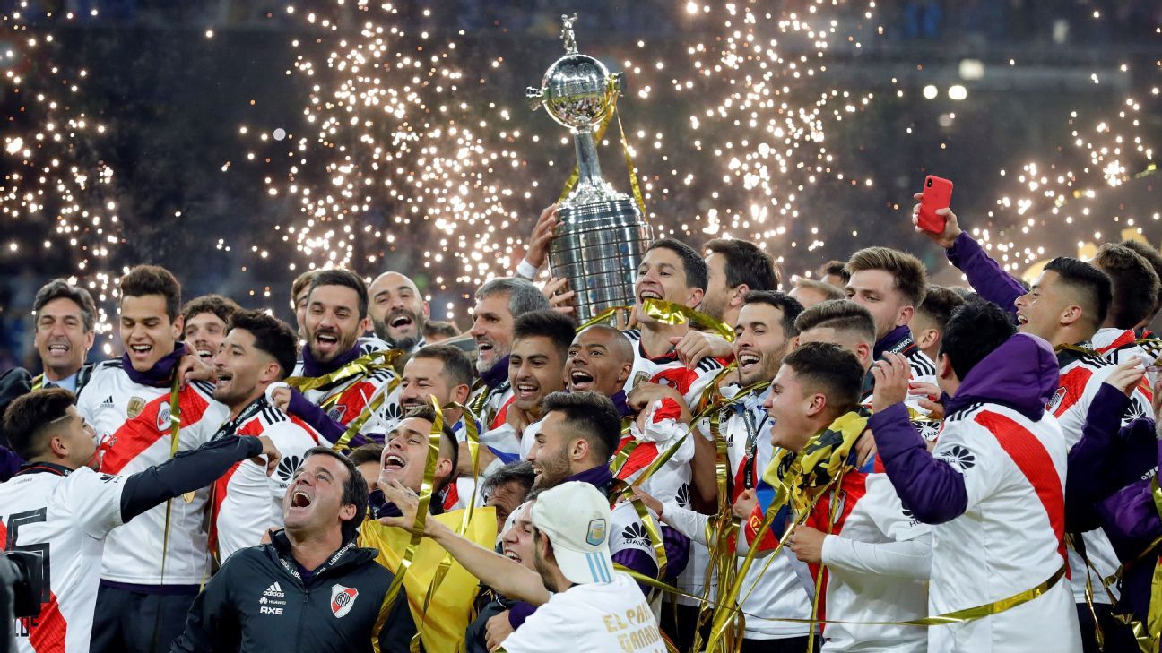 Los festejos de River Plate campe�n de la Copa Libertadores 2018