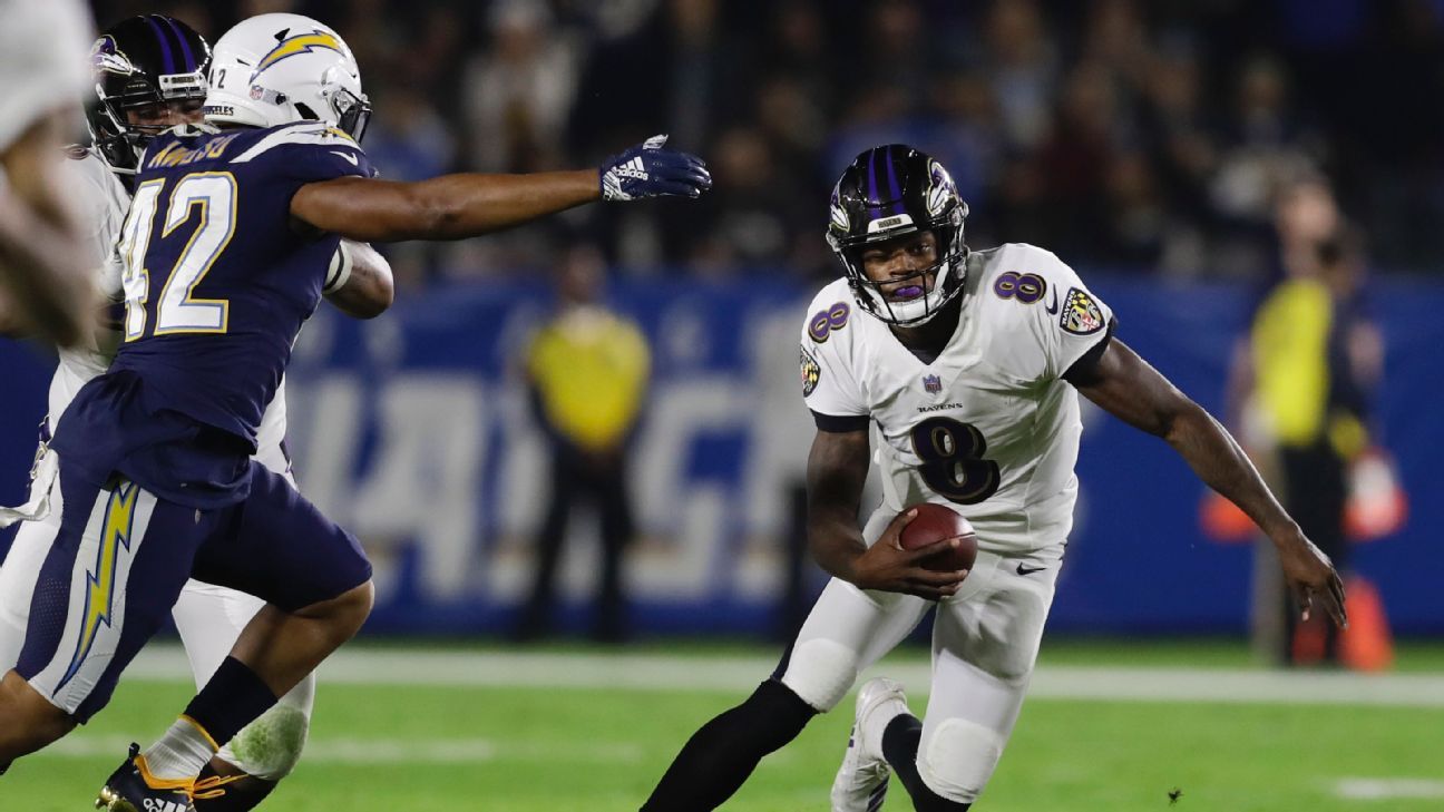 Lamar Jackson, QB, Baltimore Ravens