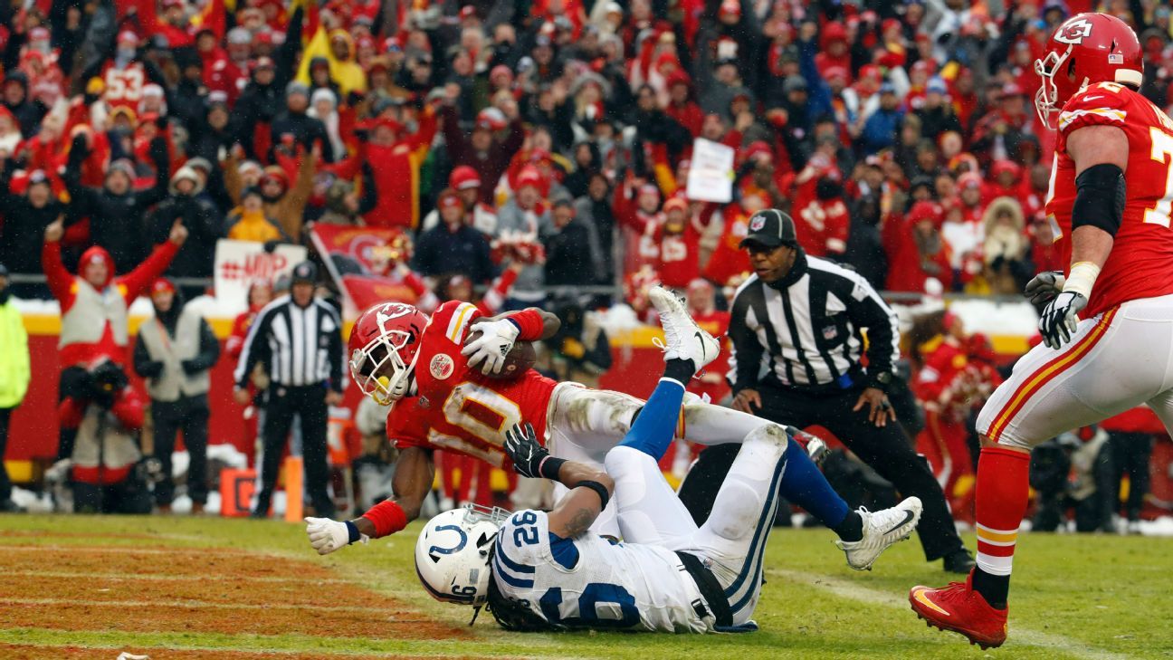 Tyreek Hill, WR, Kansas City Chiefs