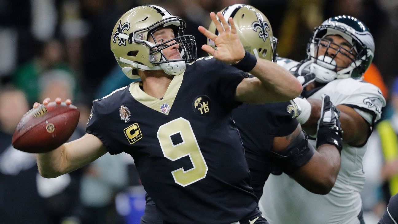 Drew Brees, QB, New Orleans Saints