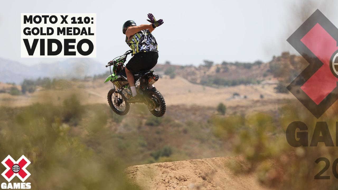 Axell Hodges wins gold in Moto X 110