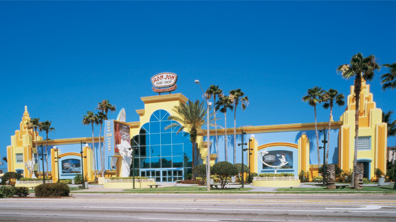 Ron Jon's Cocoa Beach flagship, the anchor of a nine-store retail surf empire.