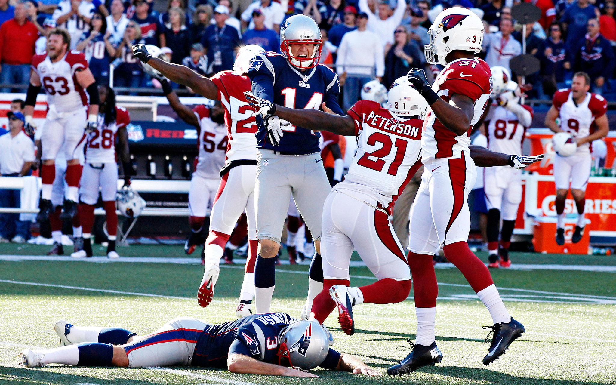 Week 2: Cardinals 20, Patriots 18