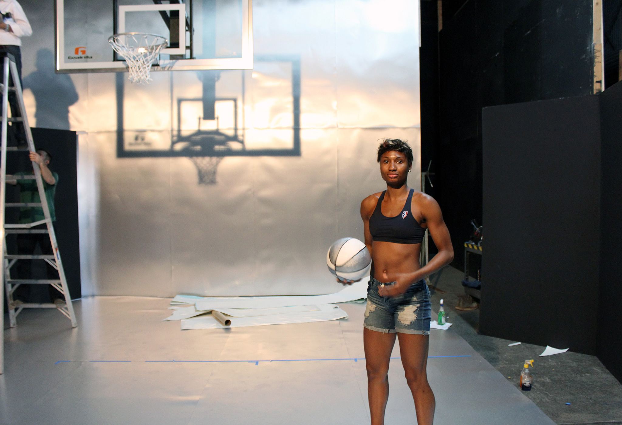 Angel McCoughtry - Behind the Scenes of Body 2014 - espnW Espn Body Issue 2...