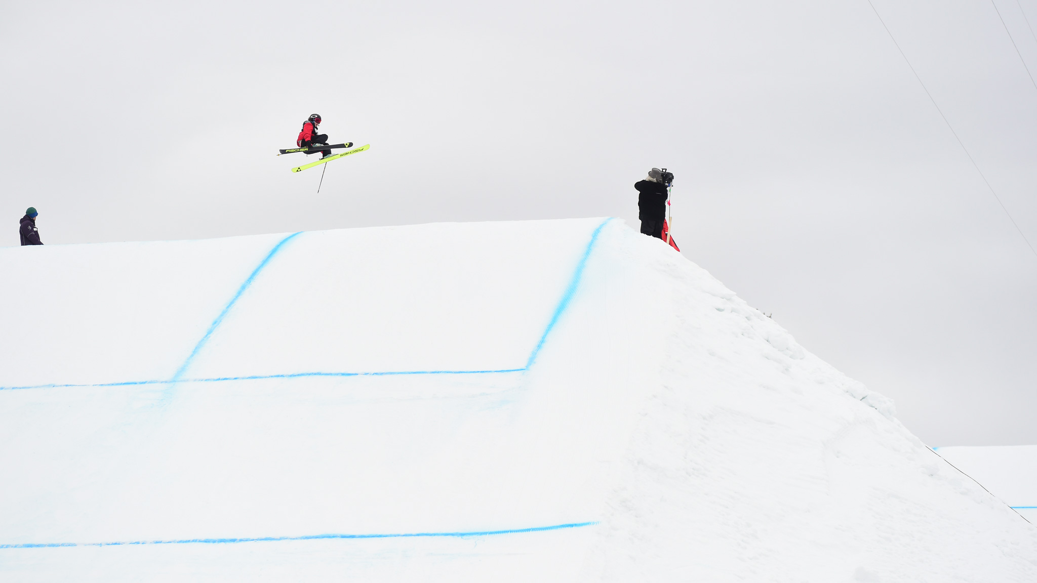 Twenty-year-old Anouk Purnelle-Faniel, from Canada, is an X Games rookie and also relatively new to the sport of freeskiing. She started skiing in 2012. She finished in seventh in the women's Ski Slopestyle finals.
