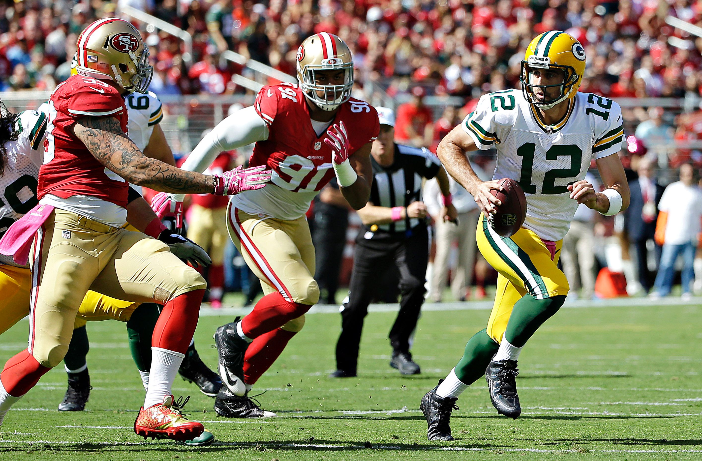 Aaron Rodgers Photos Packers vs. 49ers ESPN