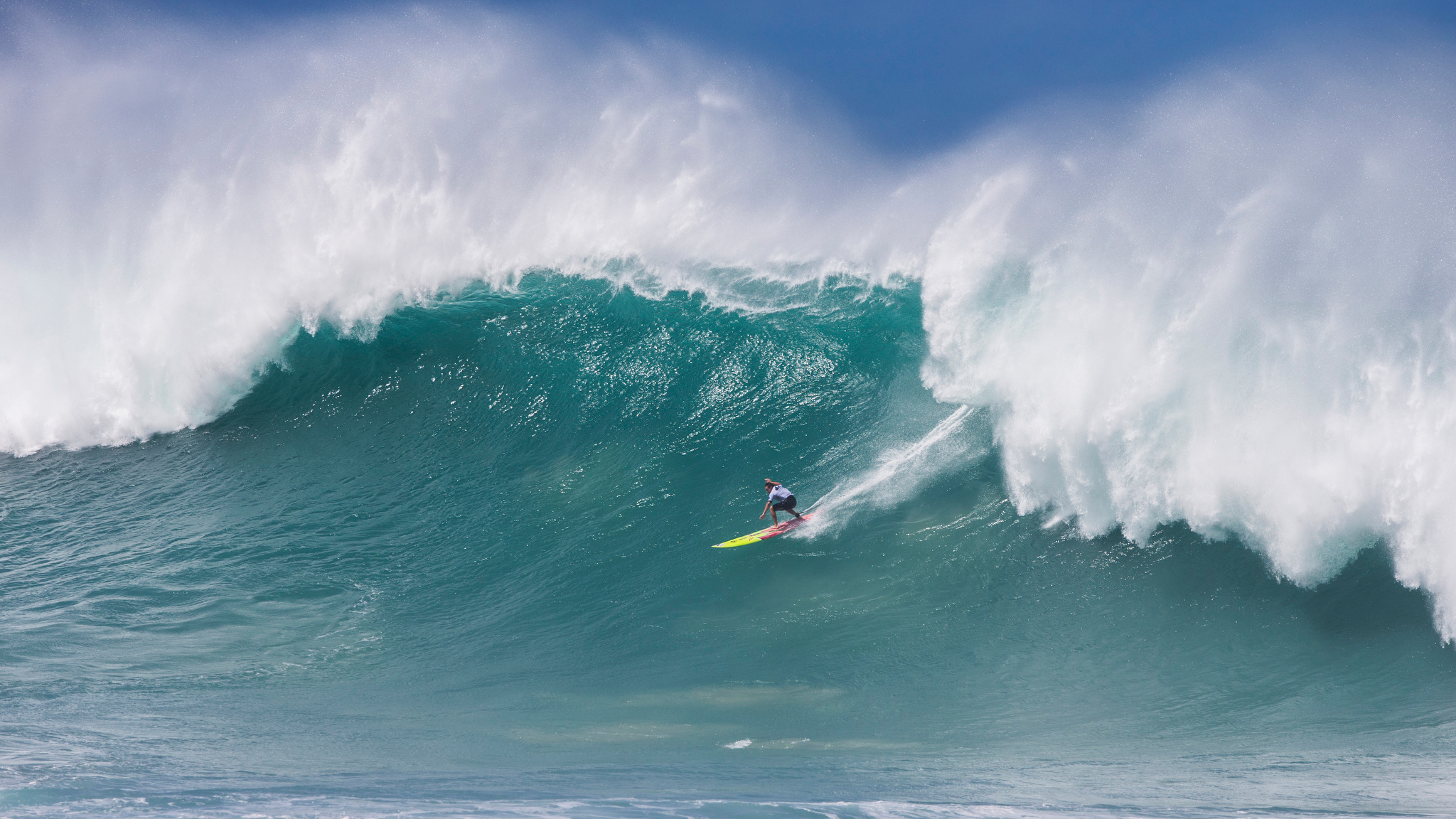 Biggest Eddie wave ridden