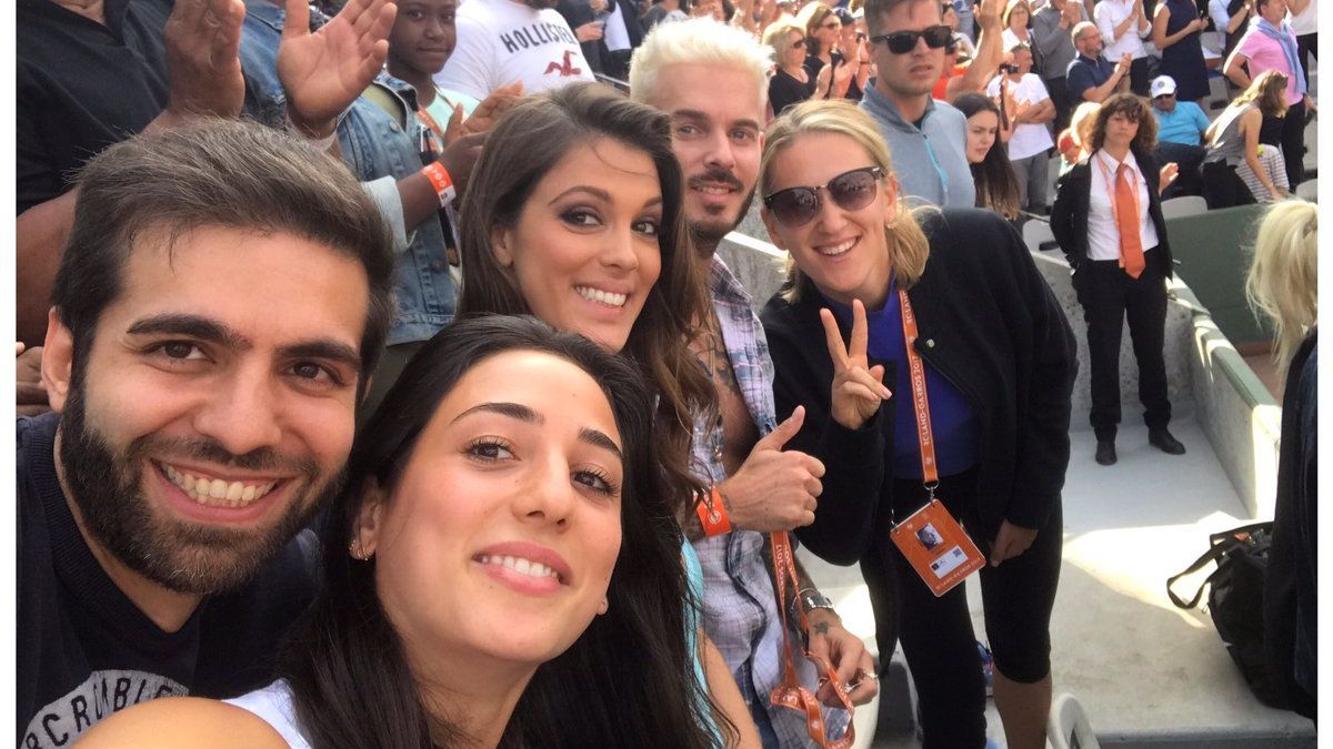 Like Serena Williams, Victoria Azarenka took in the French Open from the stands as a fan this year - ESPN