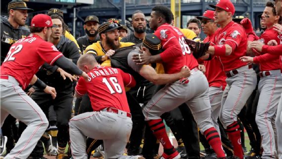 Puig, while with Reds, ejected as part of big brawl - ESPN