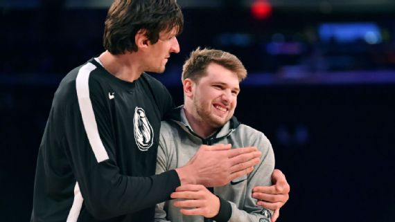 Luka Doncic and Boban Marjanovic play a hilarious game of Name That Tune