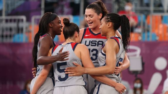 Olympics 21 U S Women Win Gold In Fun Fresh Inaugural 3x3 Basketball At Tokyo Games