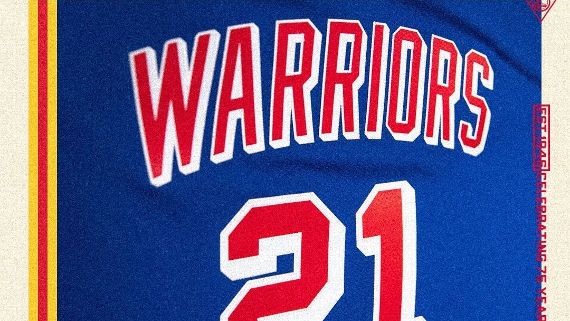 Warriors unveil Origins jersey for NBA's 75th anniversary season – NBC  Sports Bay Area & California