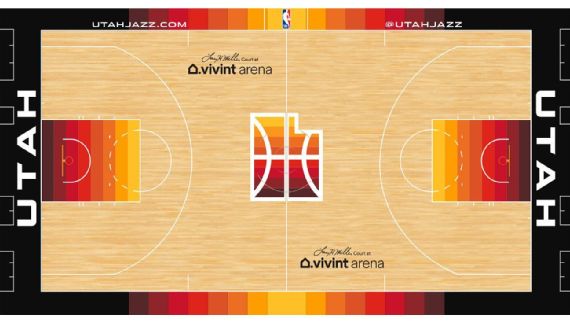 Utah Jazz 2021 City Edition Court by Ben Barnes on Dribbble