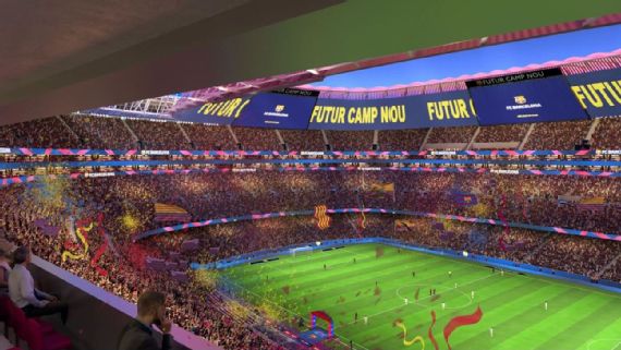 Melbourne Variant Waarnemen Barcelona reveal plans for Camp Nou redevelopment to rival Real Madrid's  Bernabeu