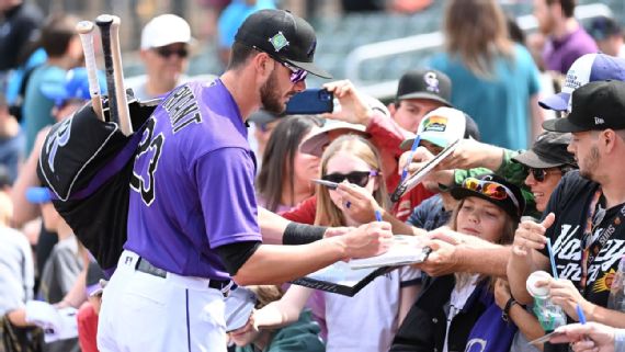 ESPN - Breaking: Kris Bryant and the Rockies are in agreement on a  seven-year, $182 million contract, sources tell Jeff Passan.
