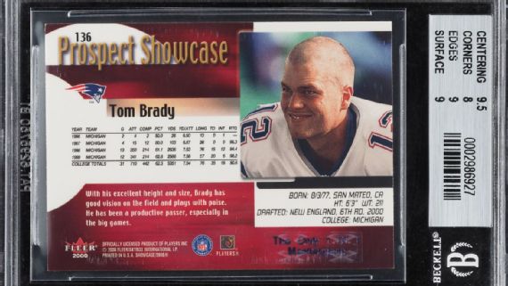 Local baseball legend's jersey headlines Lelands Auctions with Tom Brady  rookie card