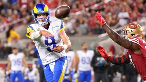 Deebo Samuel, 49ers roll over Rams, forge four-way NFC West tie - ESPN