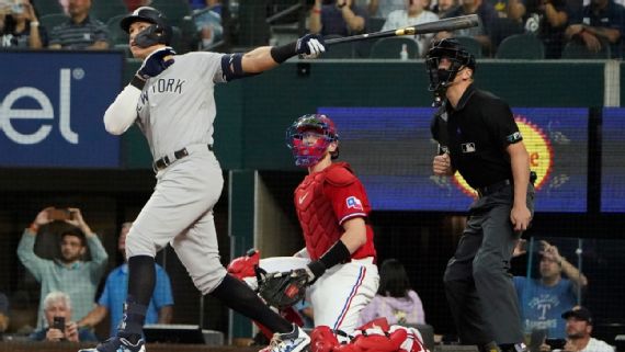 ESPN Stats & Info on X: Aaron Judge's walk-off hit was his 8th go-ahead  hit in the 8th inning or later this season, T-most in MLB. That is the most  by a