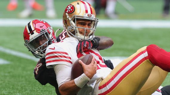 Cardinals' shorthanded defense overwhlemed by 49ers' offensive talent