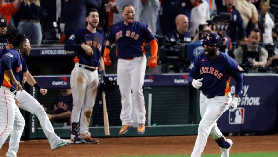 The Houston Astros are the world champions in baseball