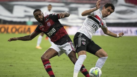Flamengo cresce chance de título após virada histórica, mas São Paulo continua à frente, diz estudo