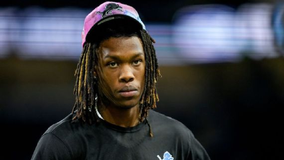 Jameson Williams entre jogadores suspensos por apostas na NFL