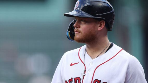 Alex Verdugo in his stage with Red Sox