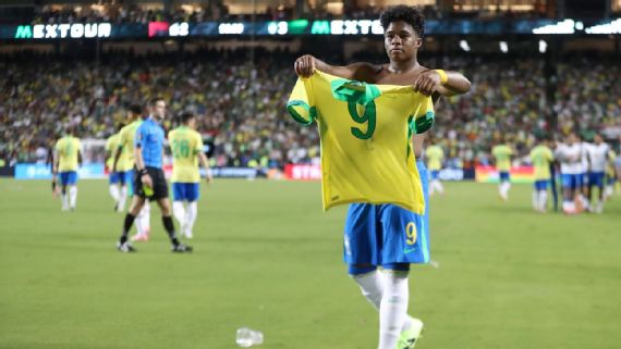 Endrick faz gol salvador nos acréscimos, e Brasil vence 'jogo maluco' contra o México antes da Copa América