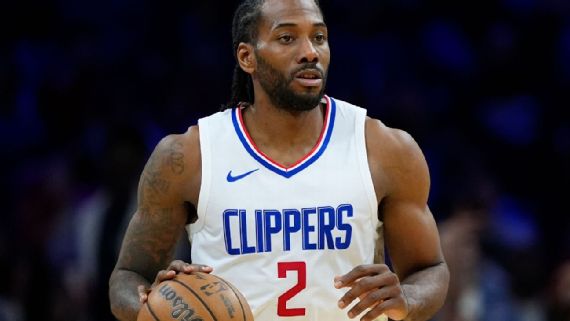 Баскетболист Кавай Леонард в форме LA Clippers