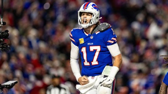 Josh Allen running