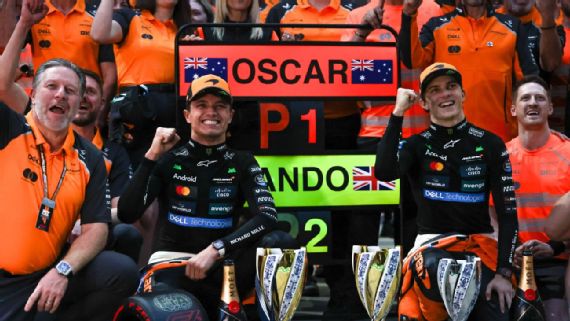 McLaren leads constructors championship