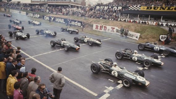 Jack Brabham en Brands Hatch 1966