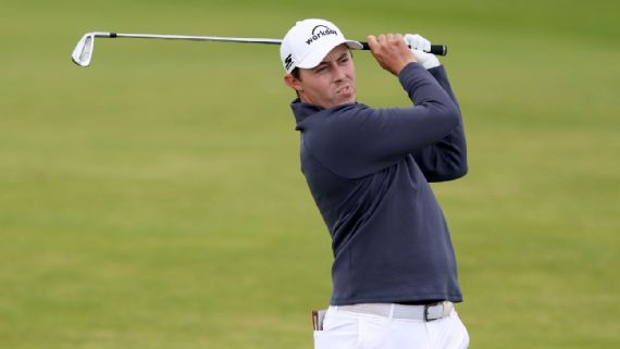 Matt Fitzpatrick se concentra en un golpe
