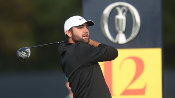 Scottie Scheffler no The Open