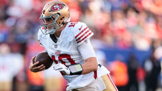 Mac Jones, quarterback for the 49ers