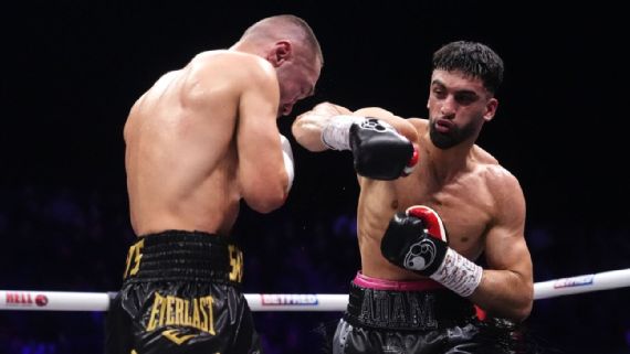 Adam Azim was injured in his final sparring session.