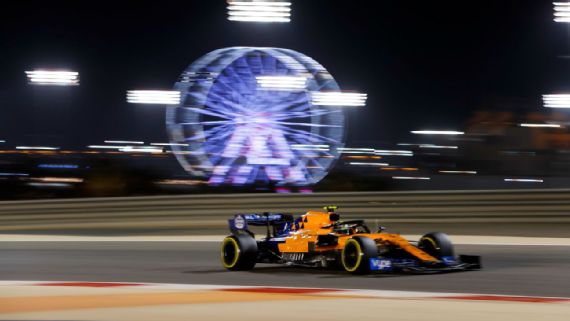 Lando Norris no GP do Barém de 2019