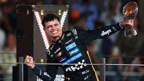 Lando Norris has become a world champion for the first time after holding off Max Verstappen and Oscar Piastri