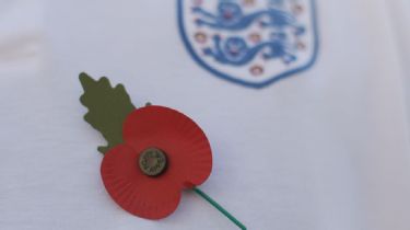 remembrance poppy patch