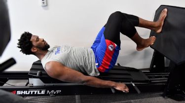 NBA Players Hit The Weight Room