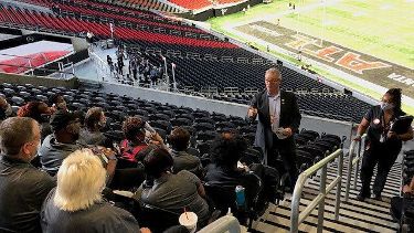 Falcons return to Mercedes-Benz Stadium