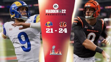 Super Bowl 22 -- Madden simulator predicts Cincinnati Bengals and Joe  Burrow edge Los Angeles Rams - ESPN