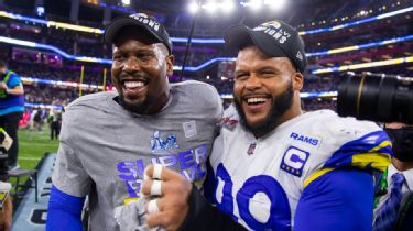 Von Miller brings Super Bowl trophy to motivate Bills - ESPN