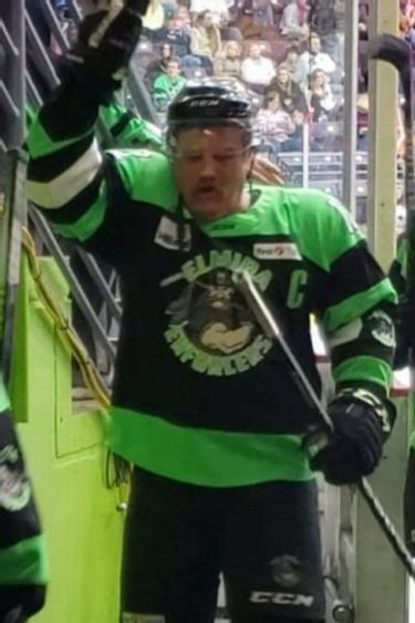 Hockey owner, 55, suits up as emergency player for his team - ESPN
