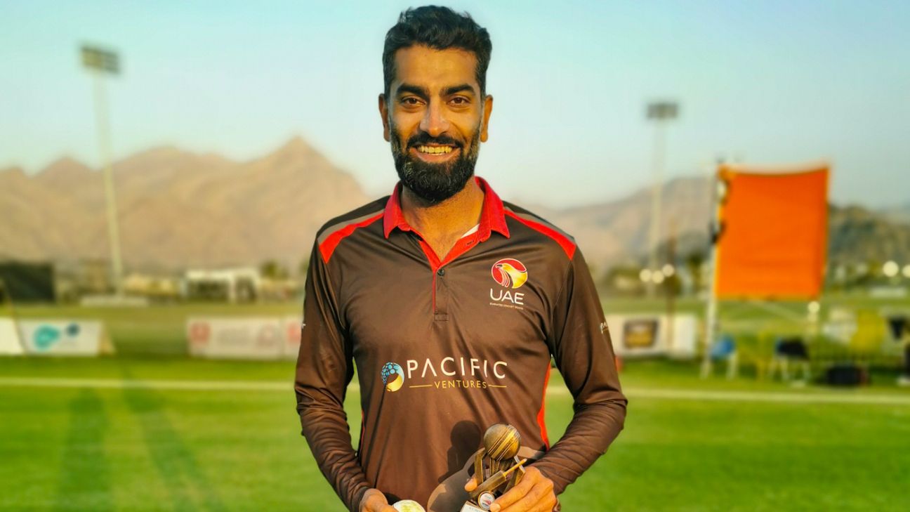 Waheed Raza Former UAE captain Ahmed Raza retires from international cricket - ESPN