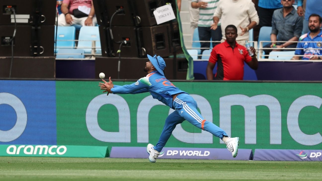 India Drops Five Catches in Champions Trophy Final Loss to New Zealand