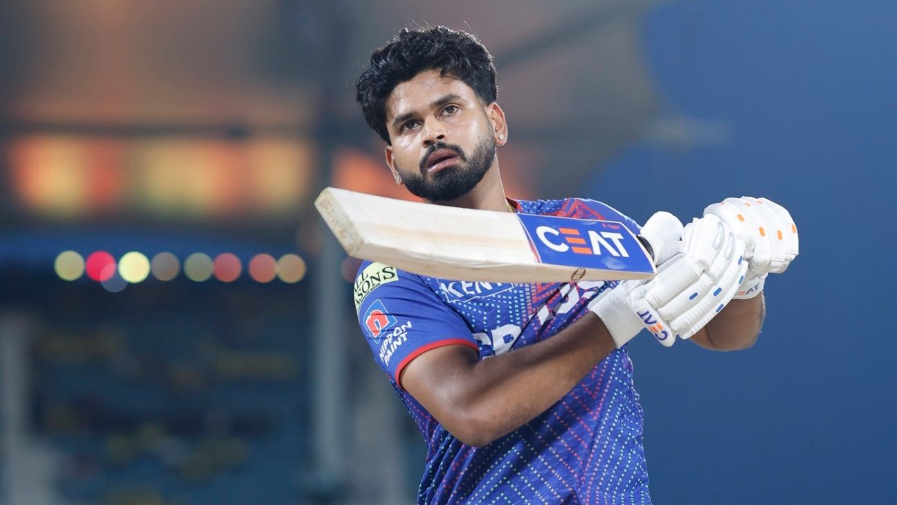 Shreyas Iyer in Punjab Kings jersey