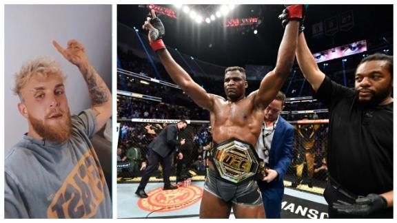 Jake Paul Le Da La Bienvenida A Francis Ngannou A La Pfl Espn Video 5237