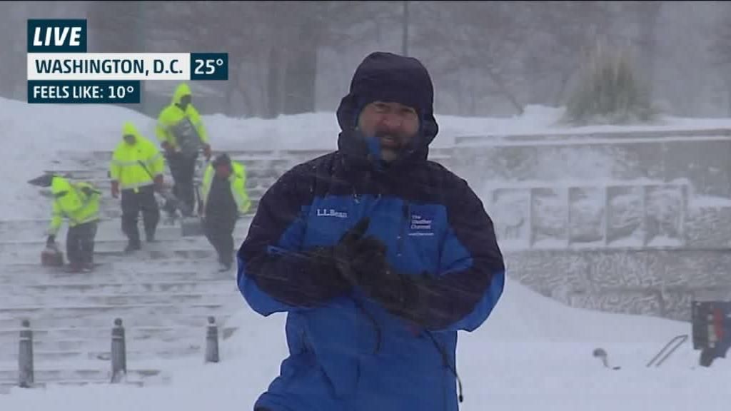 Mike Trout Dishes Out Millville Weather on The Weather Channel