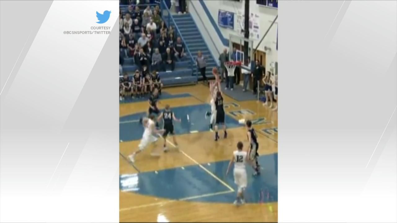 High school player throws down professional dunk ESPN Video